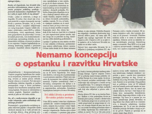 Intervju - 10.08.2007. Hrvatsko slovo